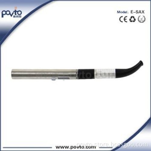 new vaporizer E-SAX with pipe tip and LED light inside e cigarette